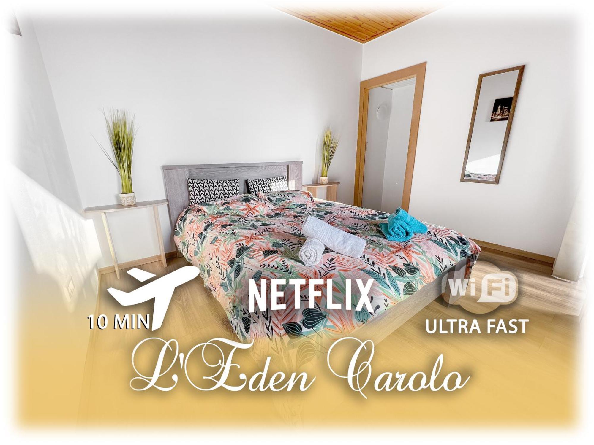 L'eden Carolo - Netflix, Wi-fi, 10min Aeroport, Parking Gratuit Dampremy